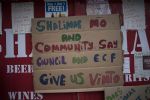 Vimto Gardens Protest Salford